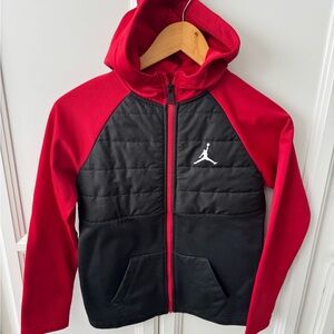 Michael Jordan Polyester Zip Up Lightweight Jacket, you size Medium 10-12 years